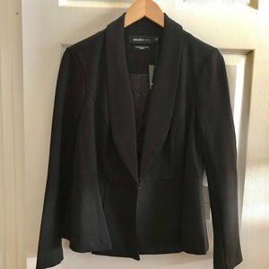 NWT Black Torrid Peplum Blazer Jacket Size 12